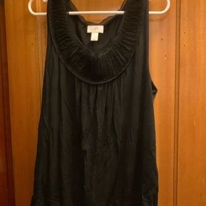 Black tank top